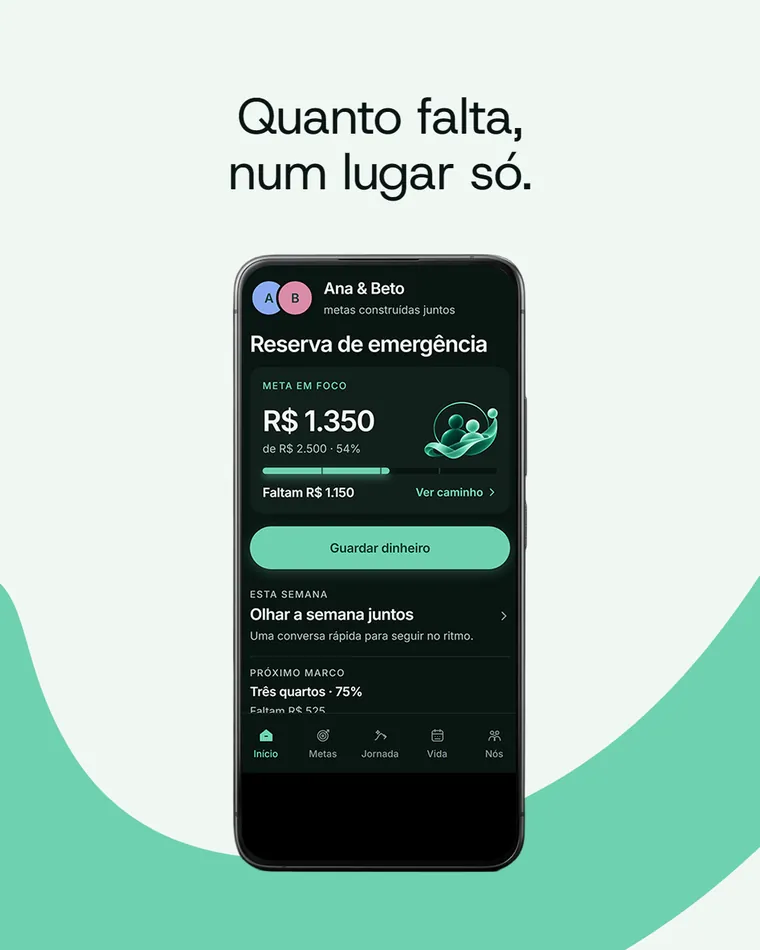 Tela do app